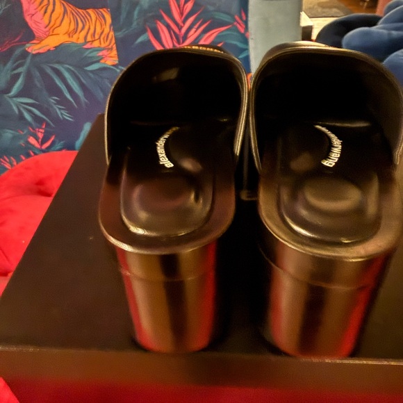 Black Platform Clogs - Picture 6 of 8